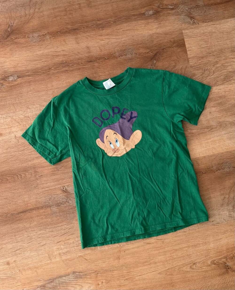 Disney Port & Company Dopey T-Shirt Youth M 140/9-10 Green